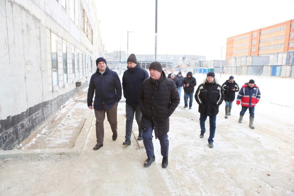 Министр стройкомплекса Подмосковья проверил ход строительства образовательного кластера на базе «Физтех-лицея»